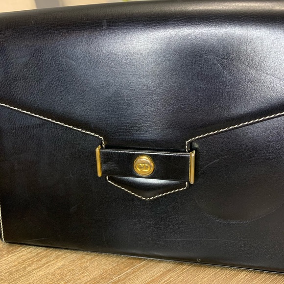 Authentic Christian Dior Black Shoulder Bag - Picture 8 of 13